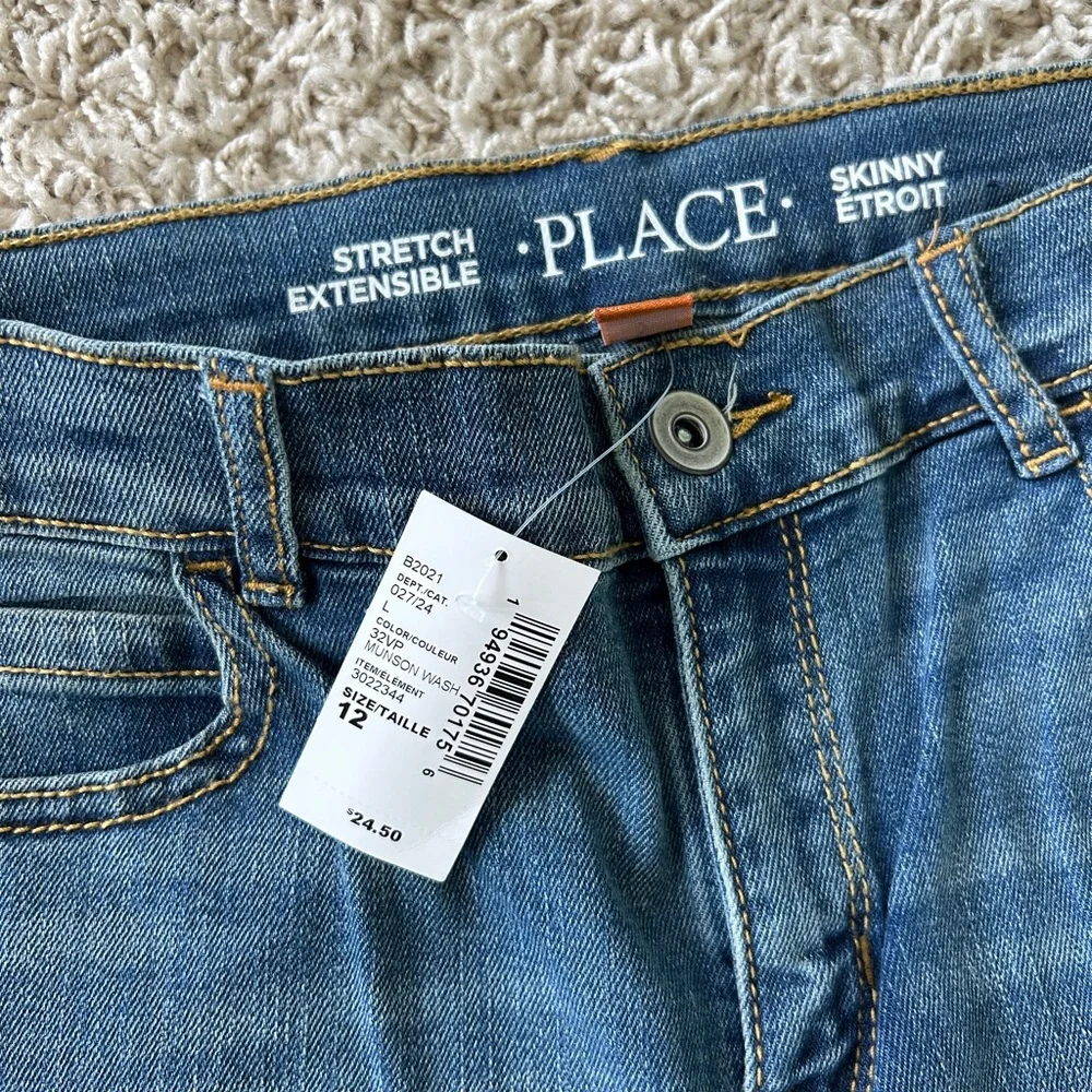 NWT The Children’s Place Boys Size 12 Skinny Jeans